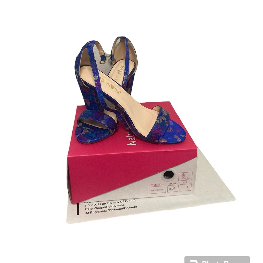 Nature Breeze Phoebe Blue Heels